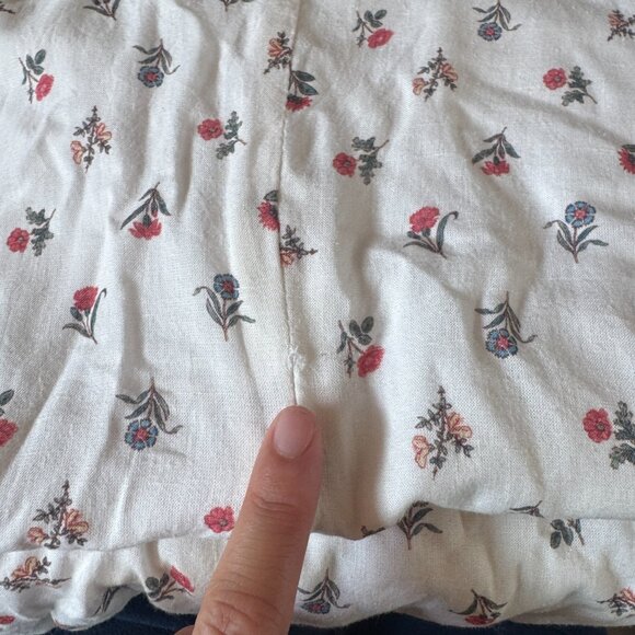 RHYTHM. Harlow Floral Gathered Maxi Dress Size Small Boho Cute Ditsy Smocked - Picture 5 of 12